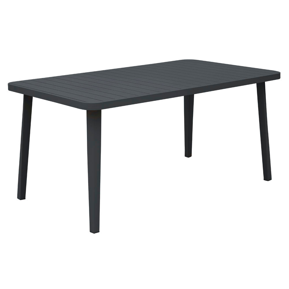 MESA RECTANGULAR VIKEN ALUMINIO ANTRACITA