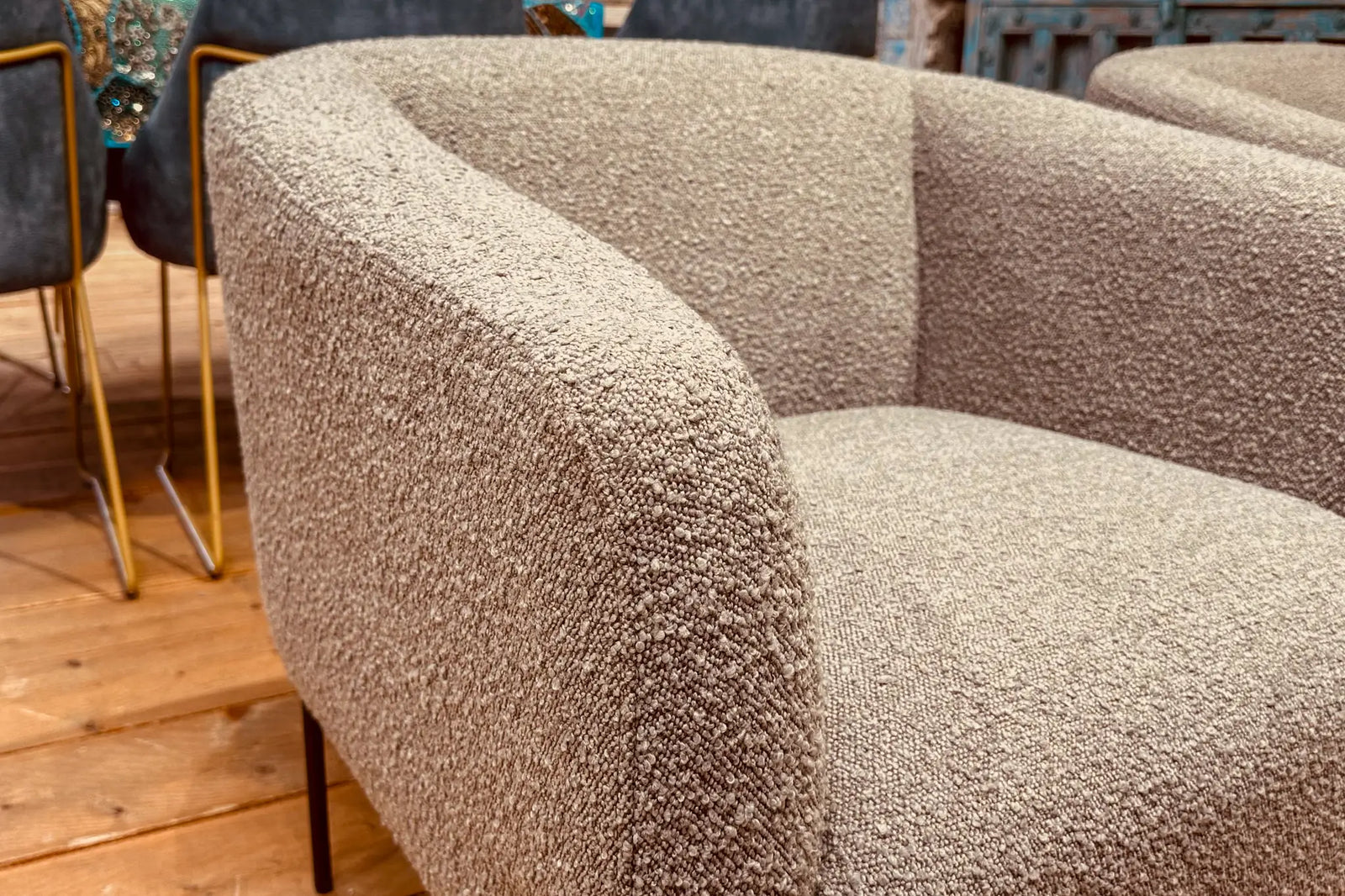 sillón Claudine bouclé Mallorca Eezy