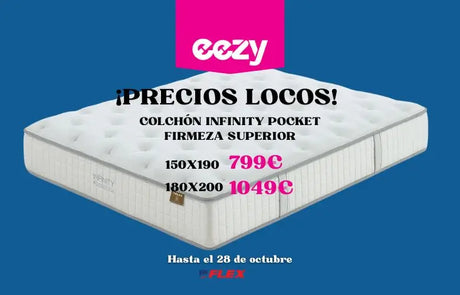 Ofertas en colchones Flex en Eezy: hasta el 28 de octubre